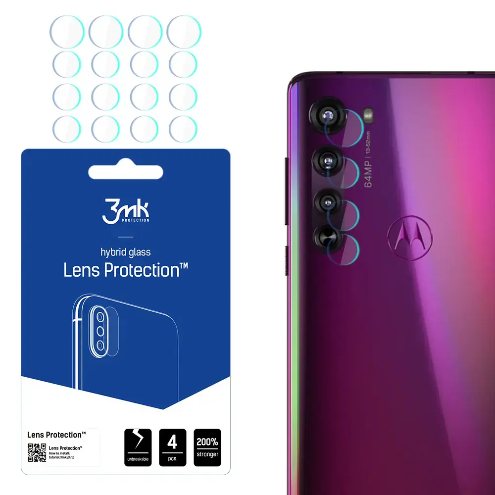 Motorola Edge 5G - 3mk Lens Protection™ screen protector