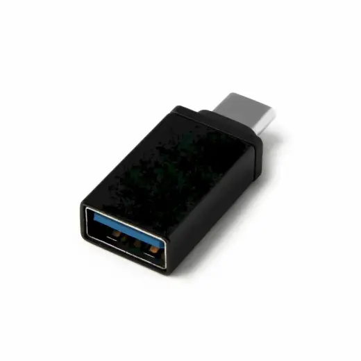 Fusion universāls OTG adapteris Type-C uz USB 3.0 savienojums, melns (OEM)