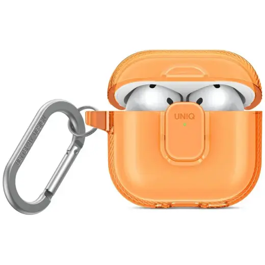 Case UNIQ Glase Pro for AirPods 4 Lock    Case orange