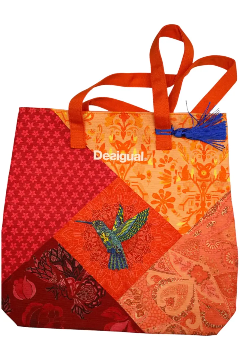 Desigual Handbag, GWP Textile Bag, Bird