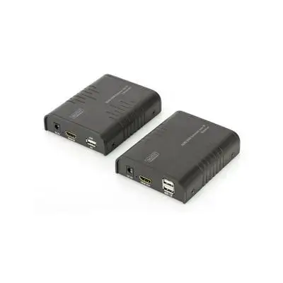 DIGITUS Professional HDMI KVM Extender over IP, Set - KVM | audio extender - 100Mb LAN