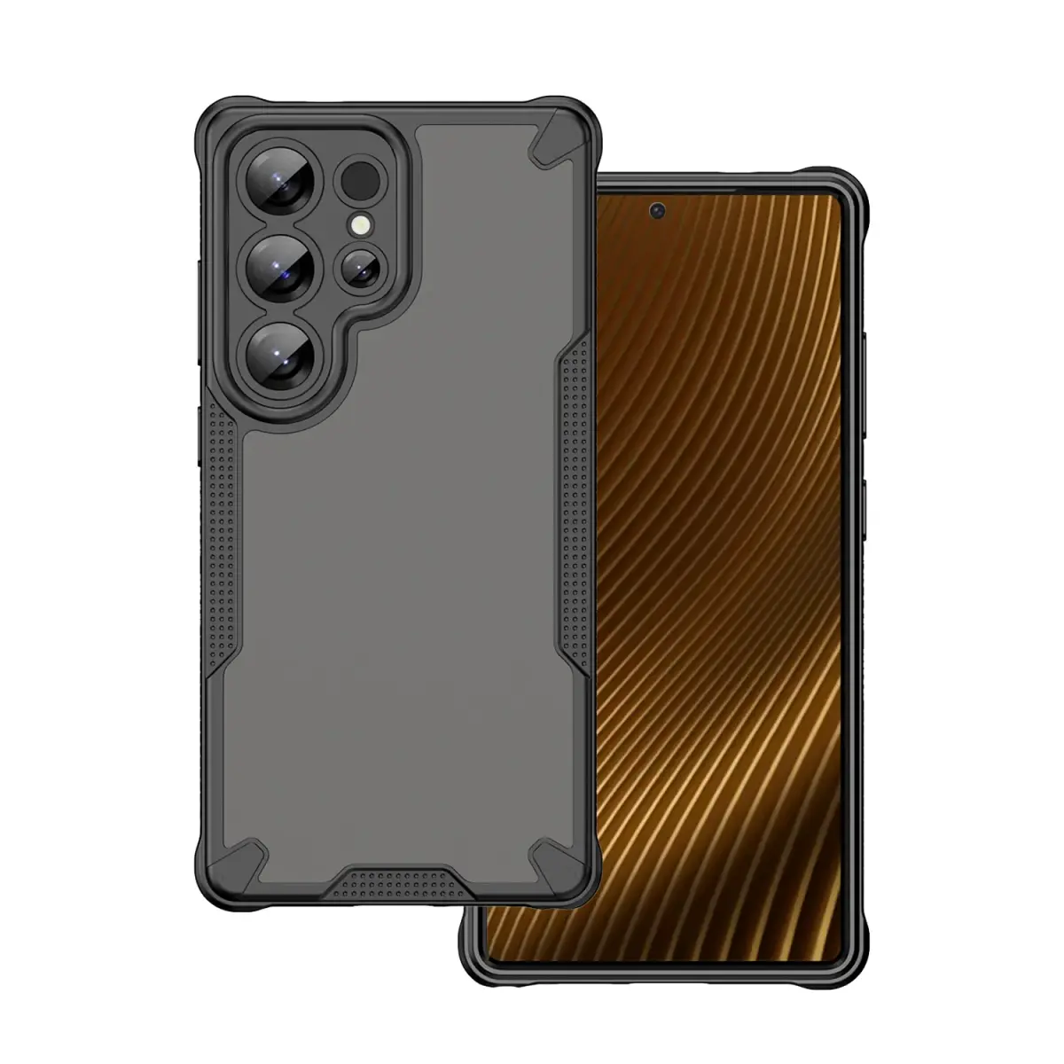 Defender Matt case for Samsung Galaxy S25 Ultra black