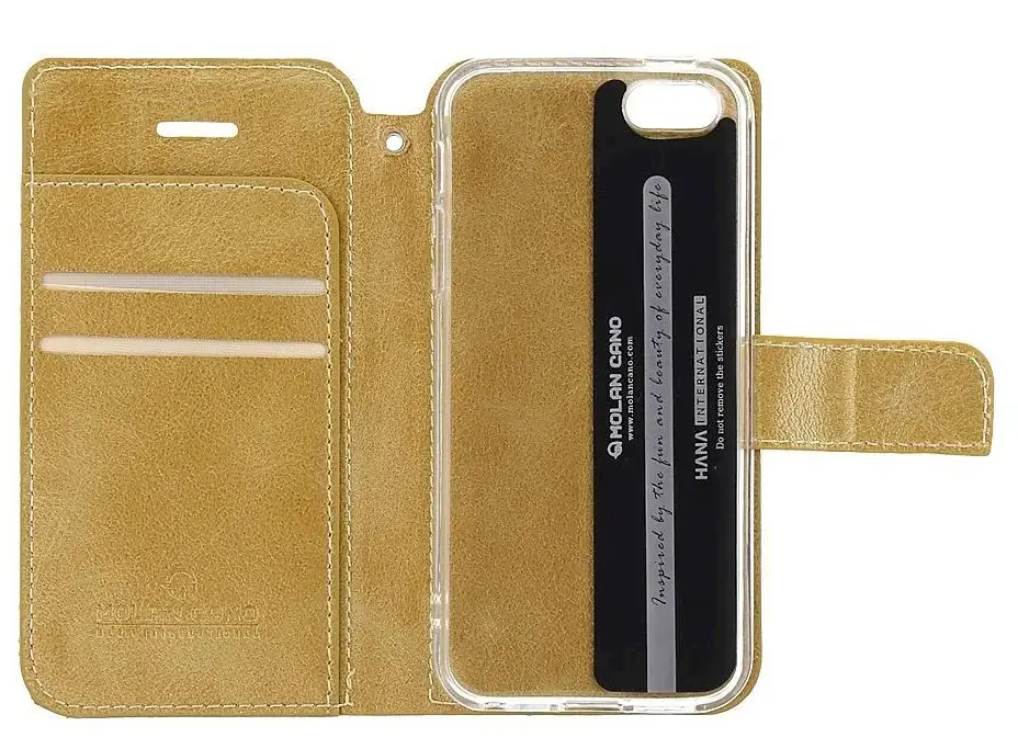 Molan Cano Issue Book Case for OnePlus Nord 2 Gold