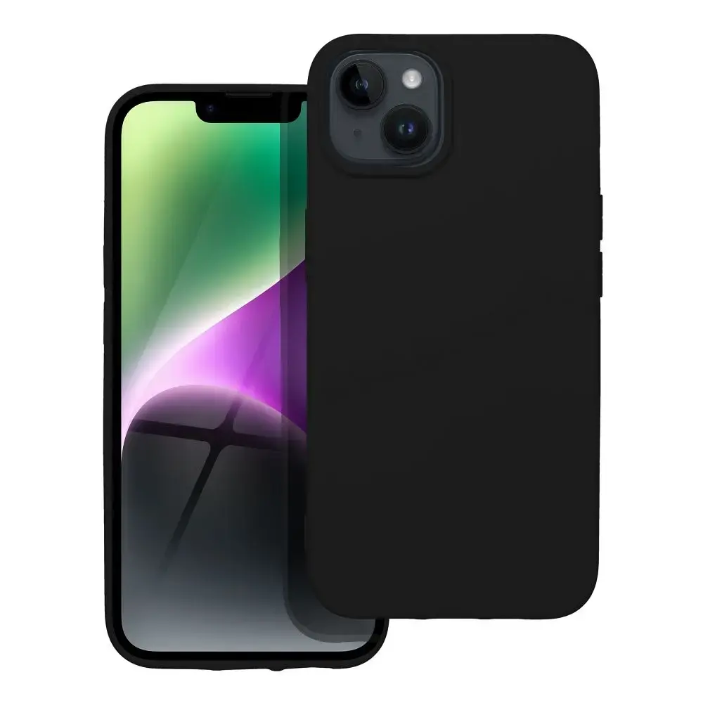 SILICONE case for IPHONE 14 black