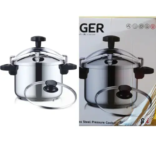 Haeger PC-8SS.020A Pressure Cooker Plus 2in1 8L (Damaged packiging)