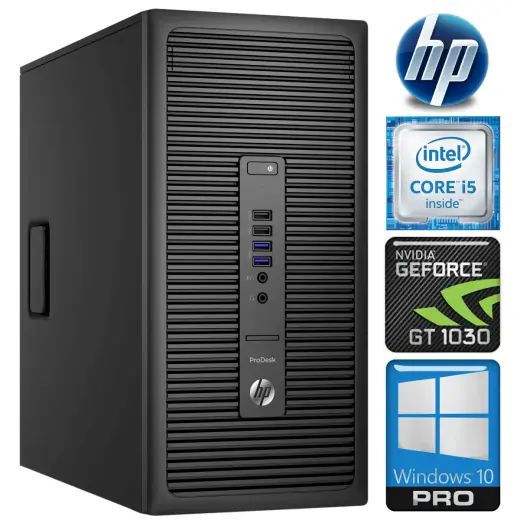 HP 600 G2 MT i5-6600K 32GB 960SSD+2TB GT1030 2GB DVD WIN10Pro [refurbished]