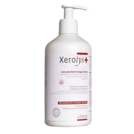 Lab Lysaskin, Xerolys+, Urea, Emollient, Body Emulsion, For Face & Body, Daily, 200 ml