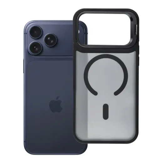 Forcell F-Protect Shadow Stand Premium phone case with stand and MagSafe support for iPhone 17 Pro Max | iPhone 18 Pro Max black
