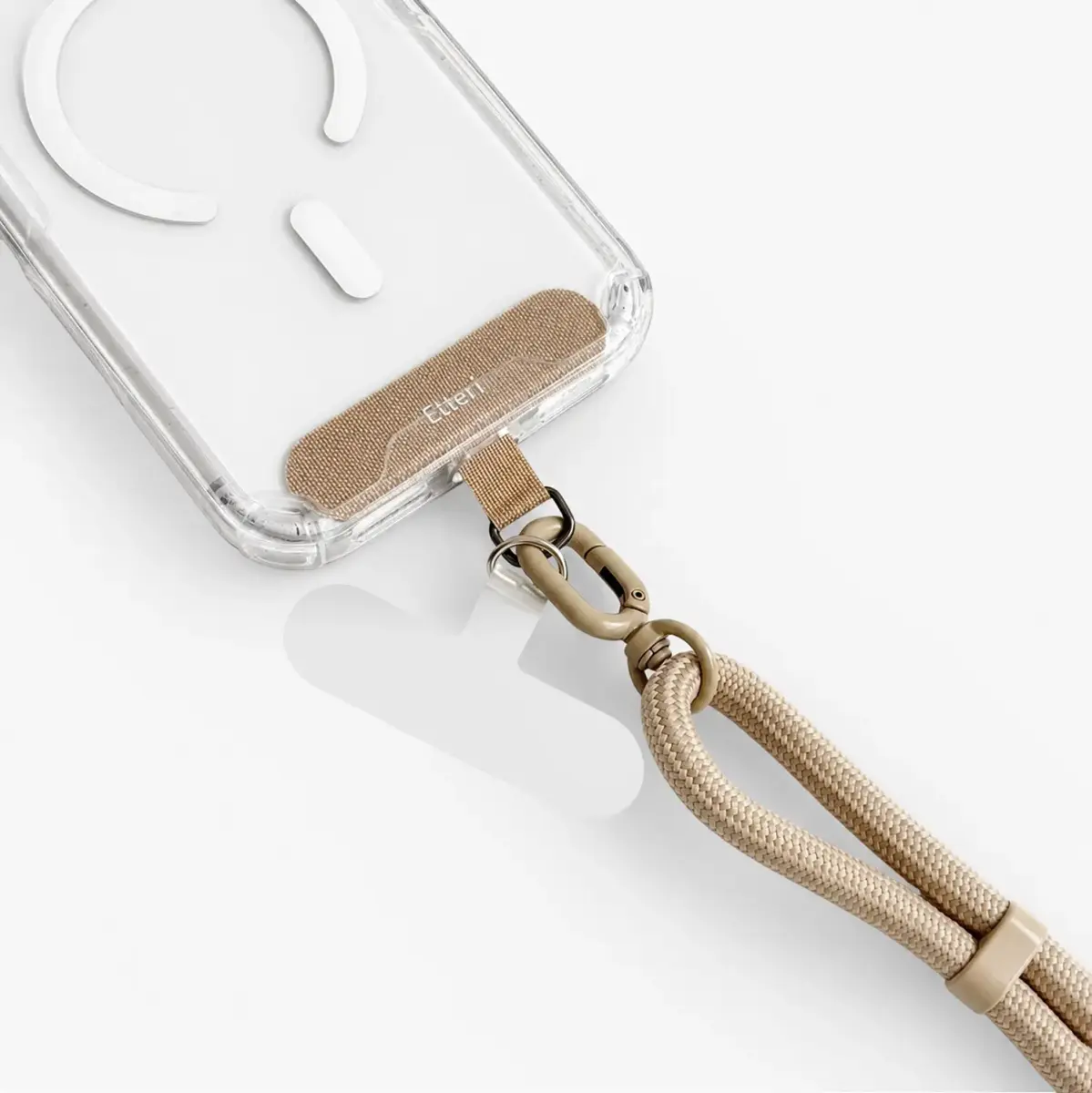 Etteri universal neck lanyard for phones beige