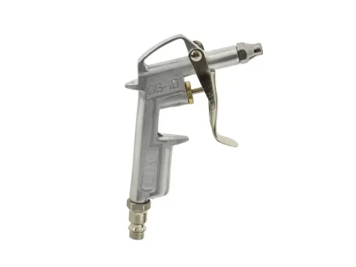 Air blow gun with nozzle