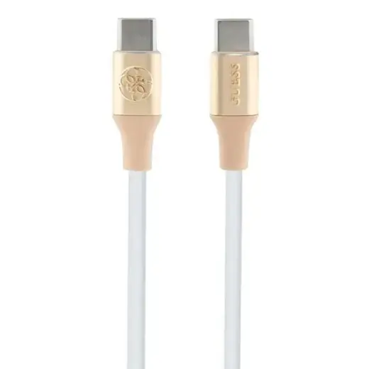Guess datu pārraides un uzlādes vads | USB-C uz USB-C | 1.5m | zelta