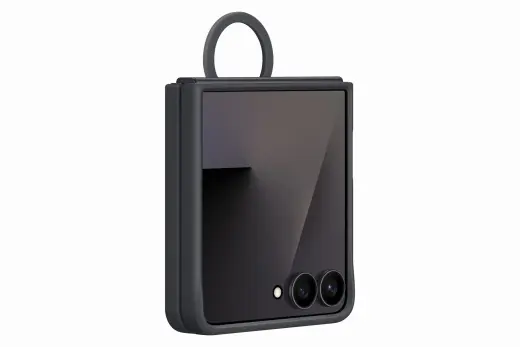 EF-PF766TBE Samsung Silicone Cover with Ring for Galaxy Z Flip 7 Black