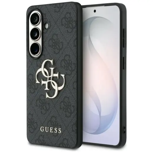 Guess 4G Big Metal Logo maciņš telefonam Samsung Galaxy S26+ (S947) melns