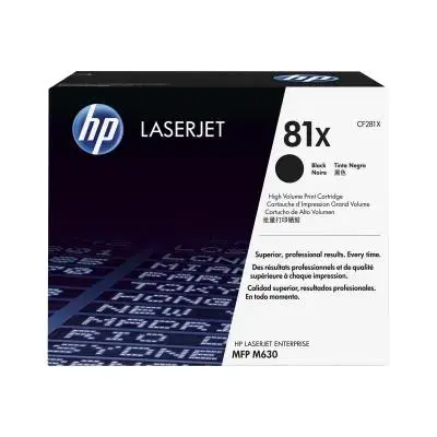 HP Cartridge No 81X HP81X HP 81X Black Schwarz (CF281X)