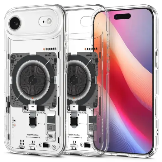 Spigen Ultra Hybrid чехол с поддержкой MagSafe для телефона Apple iPhone 17 Air прозрачный