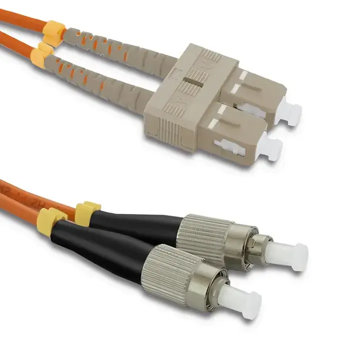 Qoltec Patchcord fiber optic SC/UPC - FC/UPC | Multimode | 50/125 | OM2 | Duplex | 3m