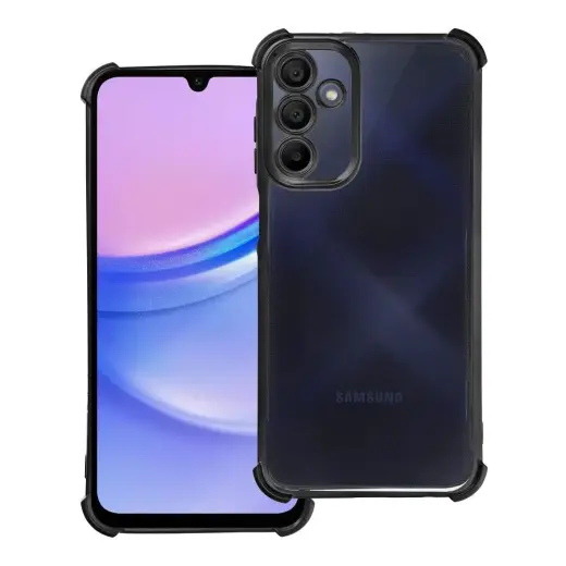 Antishock Electro telefono dėklas Samsung Galaxy A15 4G (A155) juodas