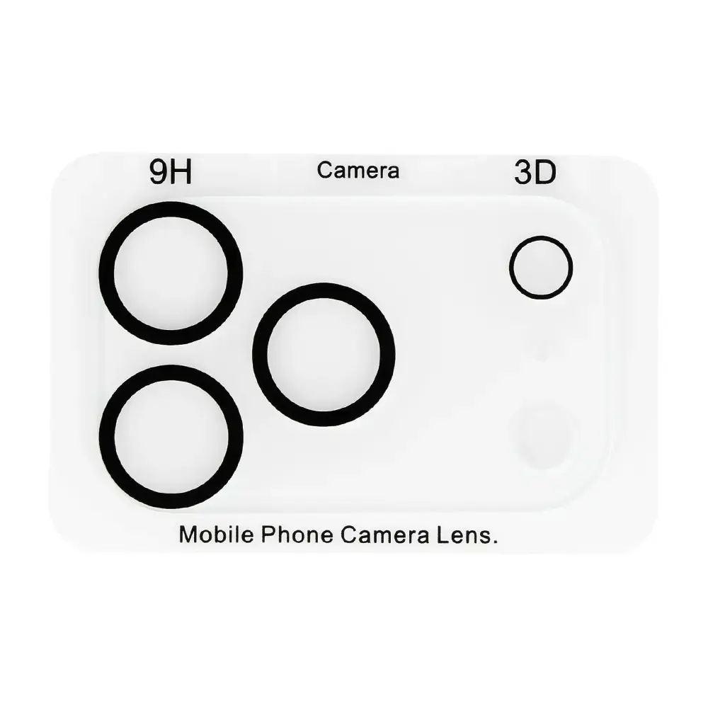 Tempered Glass HARD SILK PRINT for camera (LENS) for Iphone 17 Pro (island)