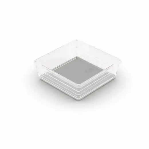 Box Sistemo Organizer 6 15 x 15 x 5 cm läbipaistev/valgushall