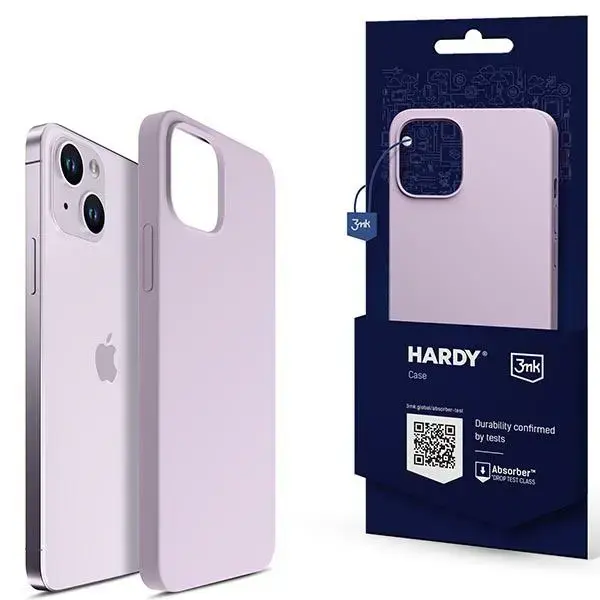 3MK Hardy Case iPhone 14 Plus / 15 Plus6.7" light purple MagSafe