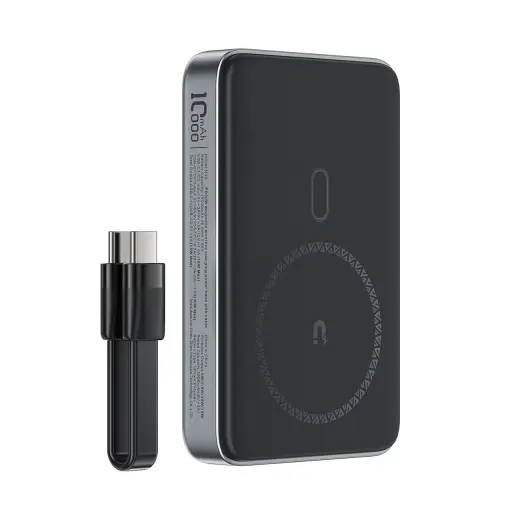 Acefast M10 external battery (powerbank) | 10000 mAh | 30W | USB-C, MagSafe | black