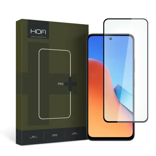 HOFI GLASS PRO+ XIAOMI REDMI 12 ЧЕРНОЕ ЗАКАЛЕННОЕ СТЕКЛО