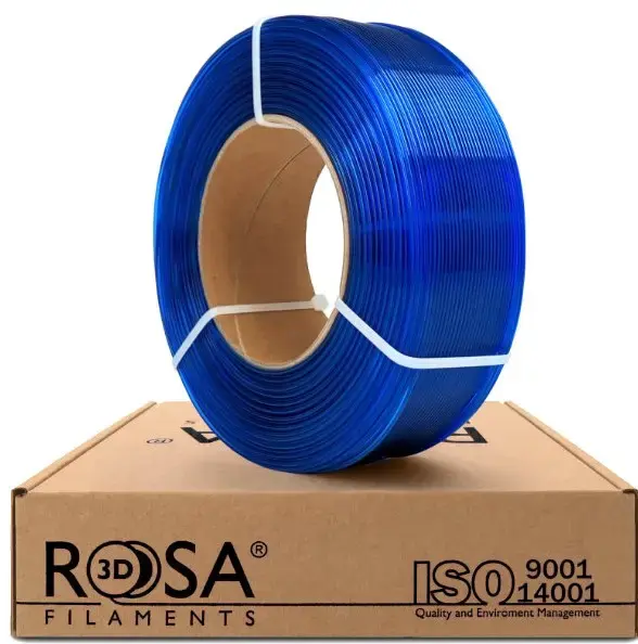 Rosa3D Filament PET-G blue sky transparent