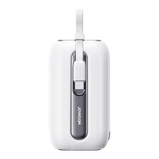 Joyroom JR-L013 Colorful external battery (powerbank) | 10000 mAh | 20W | USB-C, Lightning | LED display | white