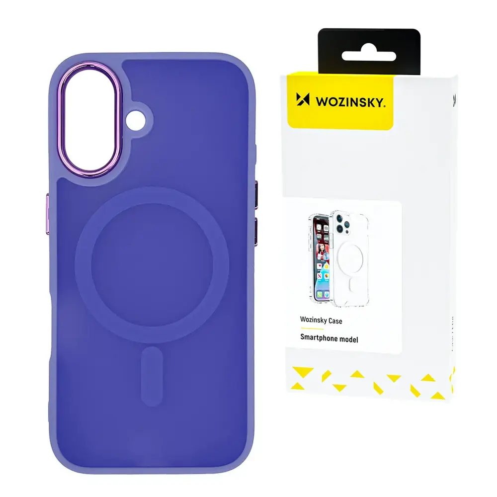 Wozinsky Fashion maciņš ar MagSafe atbalstu telefonam Samsung Galaxy S24 FE (S721) violets