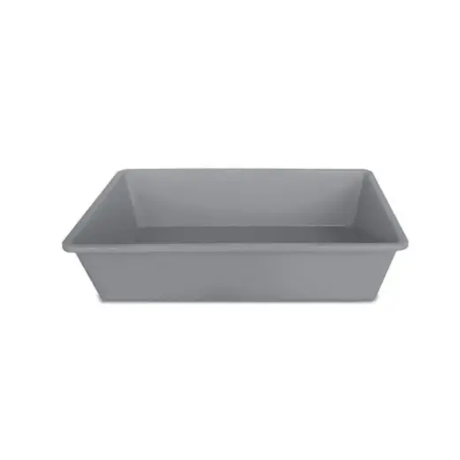 Коробка для кошачьего туалета Cat Litter Tray 2 50x35x12см серый