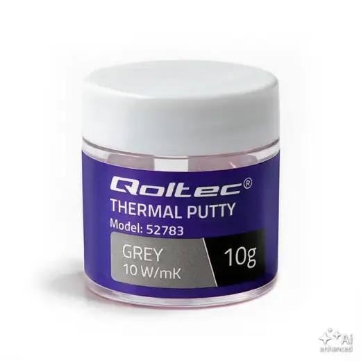 Qoltec High Conductivity Thermal Putty | 10 W/m-K | 10g  | Grey