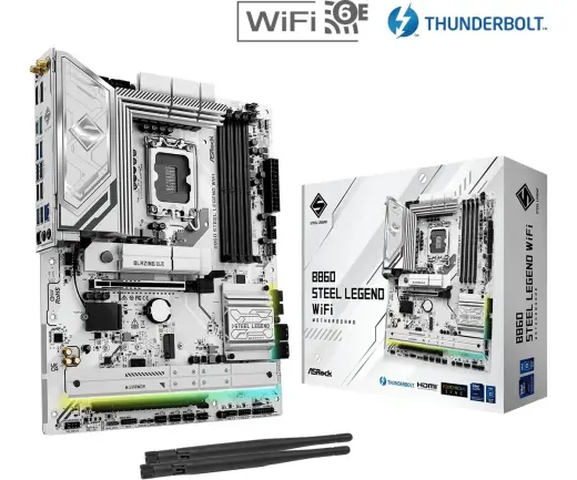 Motherboard B860 Steel Legend WiFi s1851 4DDR5 TB ATX