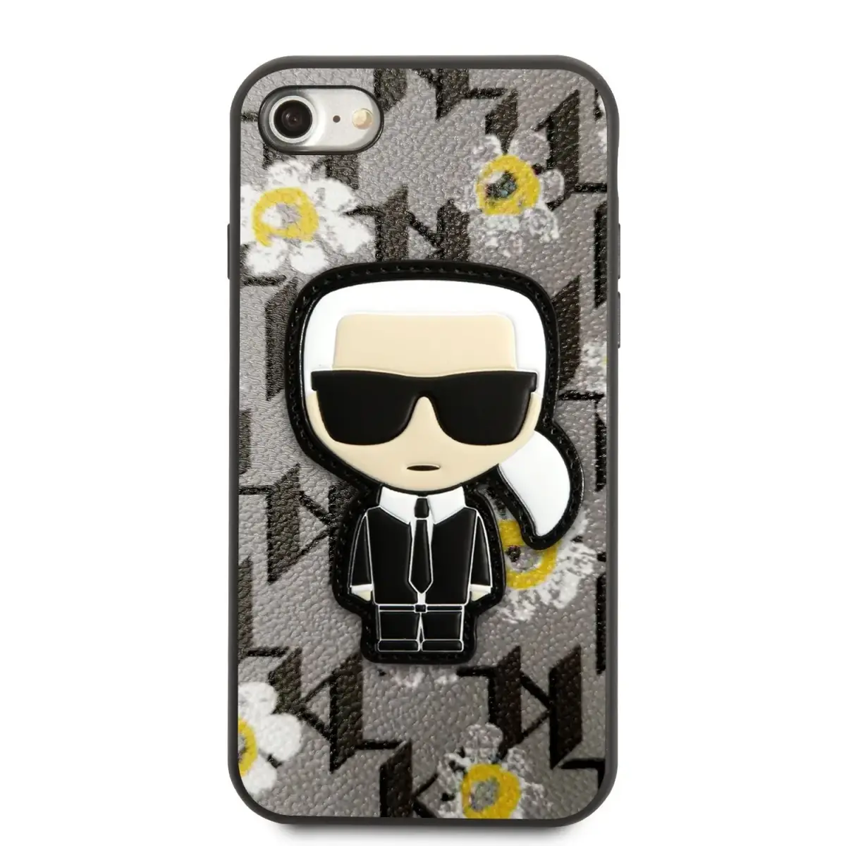 Karl Lagerfeld Ikonik Flower Case for iPhone 7|8|SE2020|SE2022 Grey