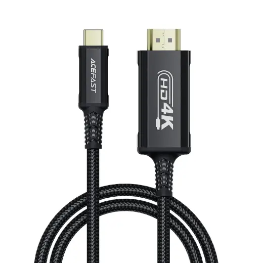 Acefast C1 USB-C|HDMI Video Cable 4K 60Hz HDR 1.8m - Black