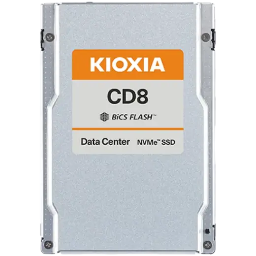SSD Kioxia (U.2 15MM, 7.68TB, PCIe Gen4 1x4, BiCS FLASH TLC, CD8-R SIE*)