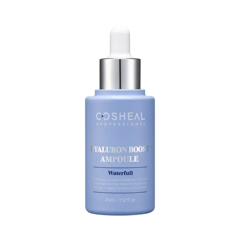 Cosheal, Hyaluron Boost Ampoule, Hyaluronic Acid, Anti-Aging & Hydrating, Serum, For Face, 45 ml