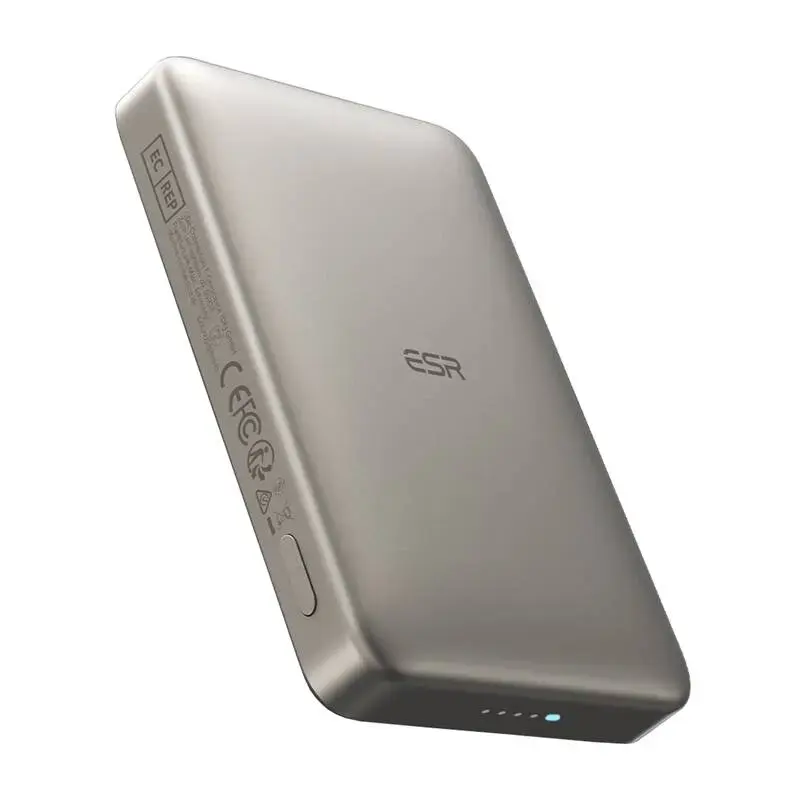 ESR Qi2 MagSlim external battery (powerbank) | 10000 mAh | 27W | USB-C, MagSafe | sand