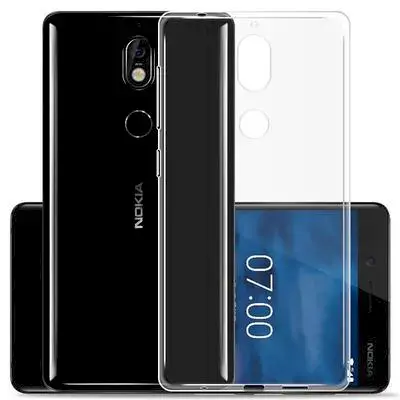 Fusion Ultra Back Case 0.5 mm Silicone Case For Nokia 7 Plus Transparent