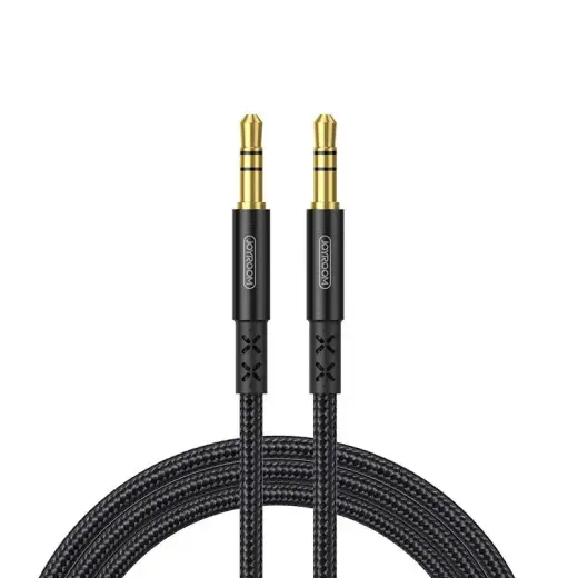 Joyroom stereo audio AUX cable 3,5 mm mini jack 1,5 m black (SY-15A1)