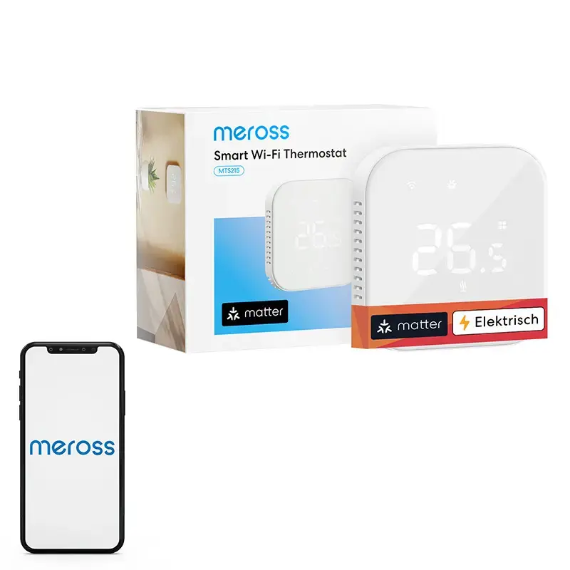 Inteligentny termostat WiFi Meross MTS215MA(EU) (Matter)