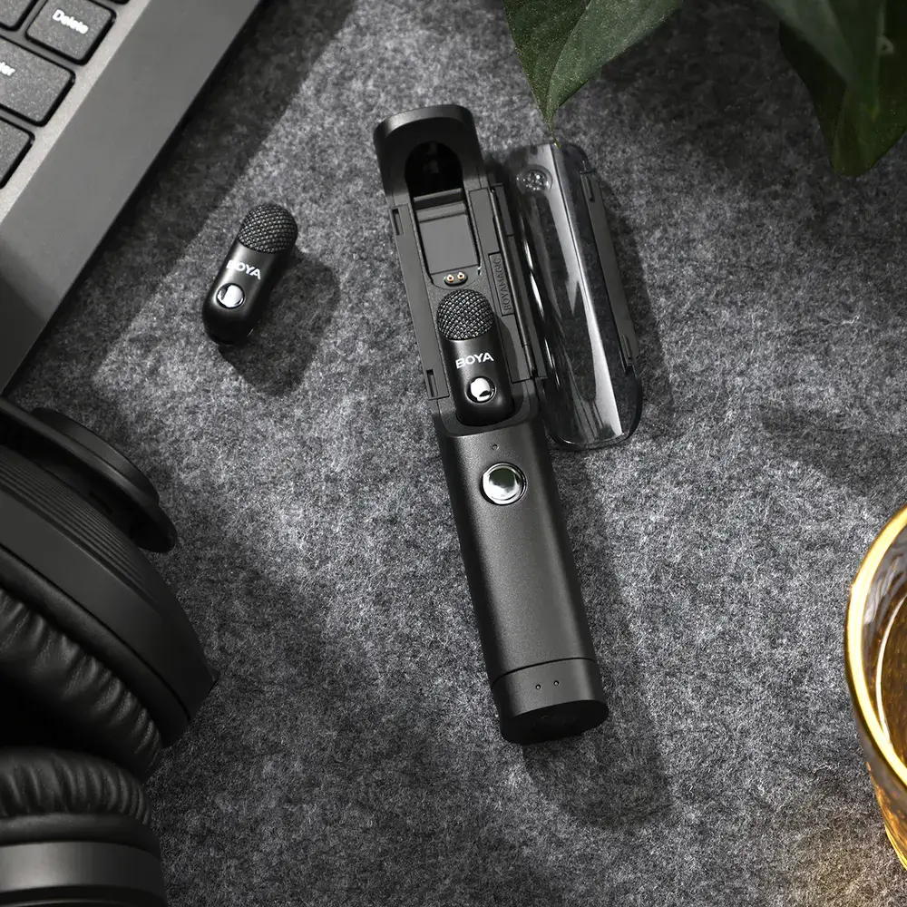 Mikrofon BOYA MAGIC-02 bezprzewodowy 2.4GHz USB-C - czarny