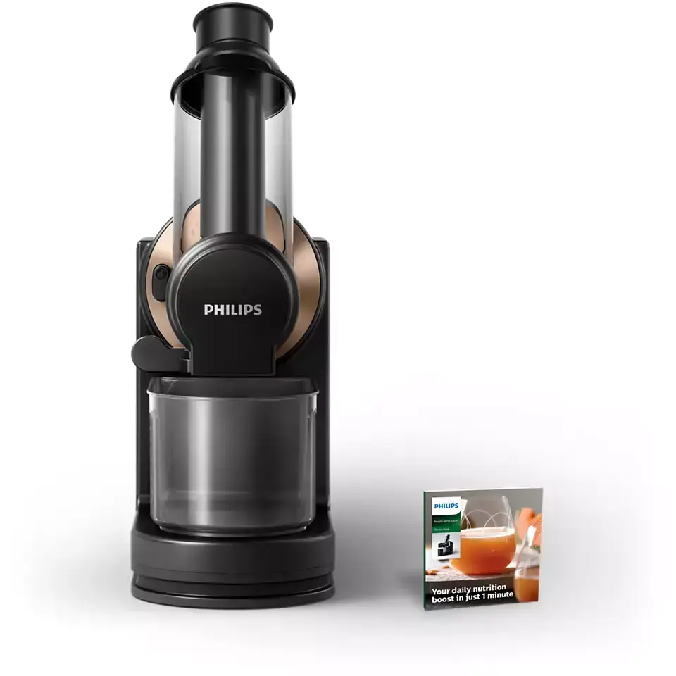 PHILIPS Viva Collection Juicer 150W, 1l (low speed) black