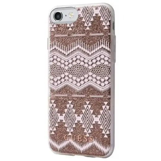 Guess GUHCP7TGTA Ethnic Chic Cover For Apple iPhone 7 | 8 | SE 2020 Rose Gold