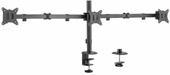 Monitora stiprinājums Gembird Adjustable Desk 3-display Mounting Arm 17”-27”
