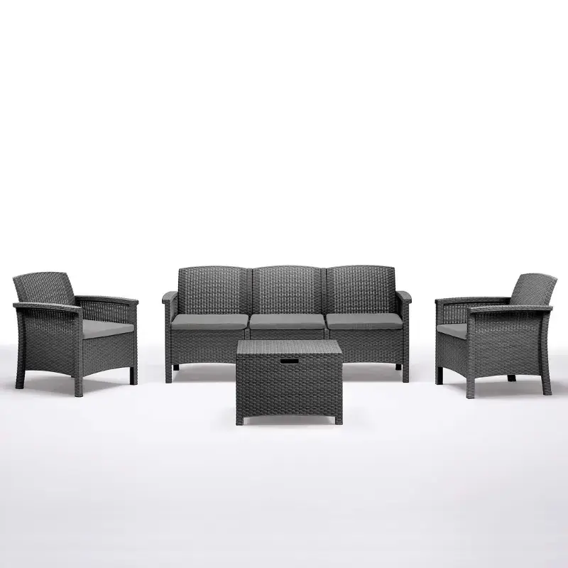 Garden furniture set Set Venezia 3 grey