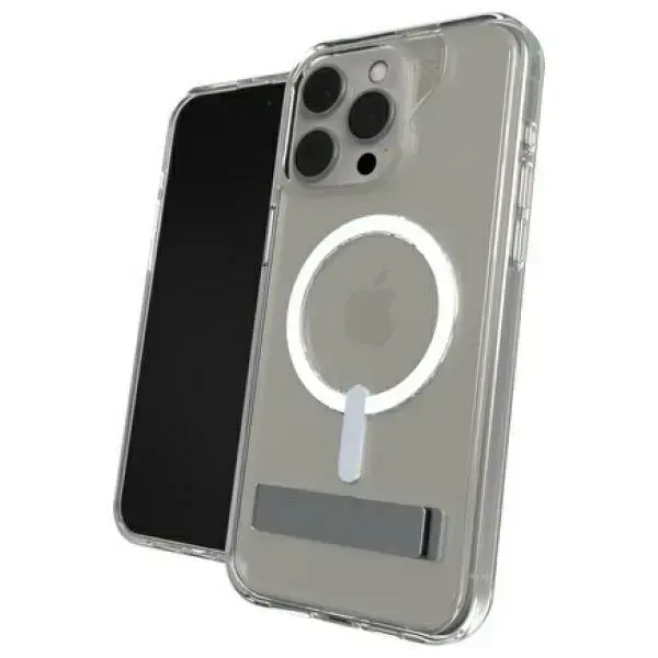 Etui ZAGG Crystal Palace Snap Kickstand  MagSafe do iPhone 15 Pro Max przezroczysty/clear