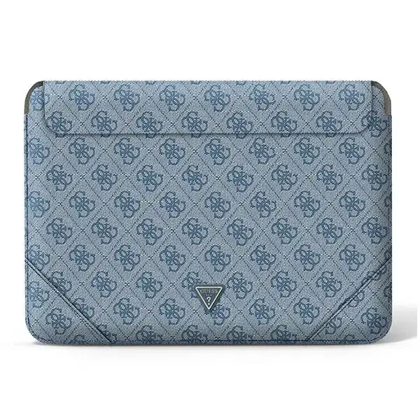 Oriģinālais GUESS klēpjdatora maciņš 4G Uptown Triangle Logo GUCS16P4TB 16 collas zils
