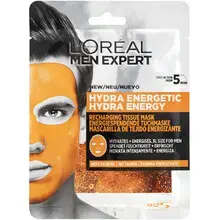 Men Expert Hydra Energetic - Textile moisturizing mask for men