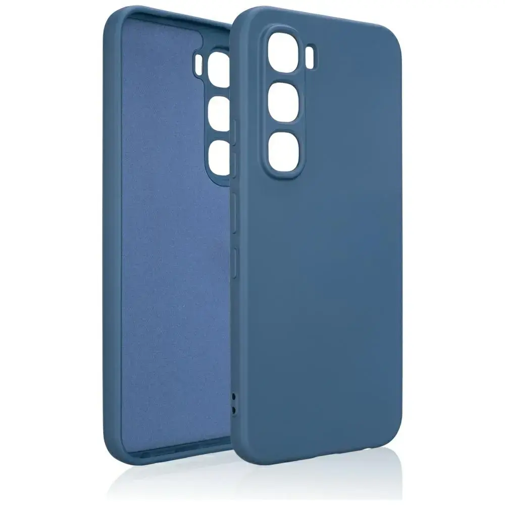 Etui Beline Silicone do Infinix Hot 60    Pro niebieski