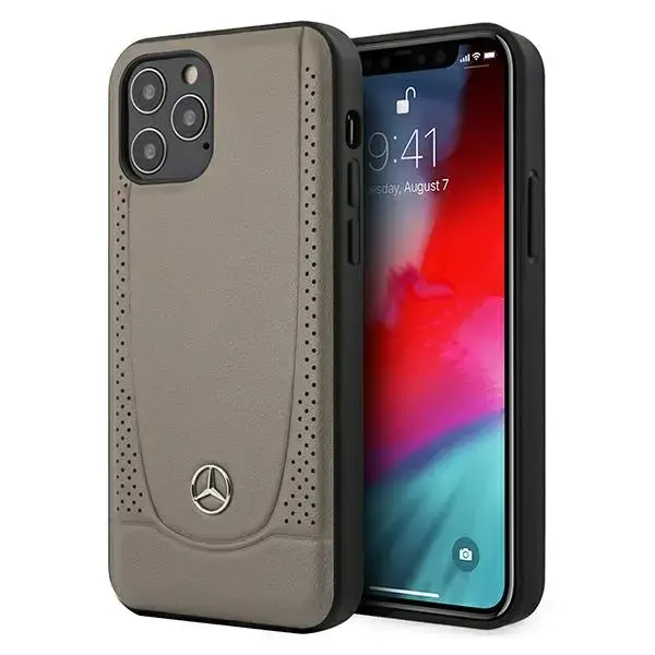 Mercedes MEHCP12MARMBR iPhone 12|12 Pro 6,1" brązowy|brown hardcase Urban Line